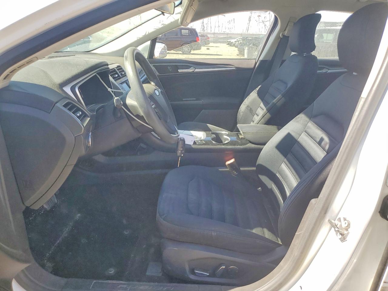 2015 Ford Fusion Se Hybrid White vin: 3FA6P0LU6FR229687