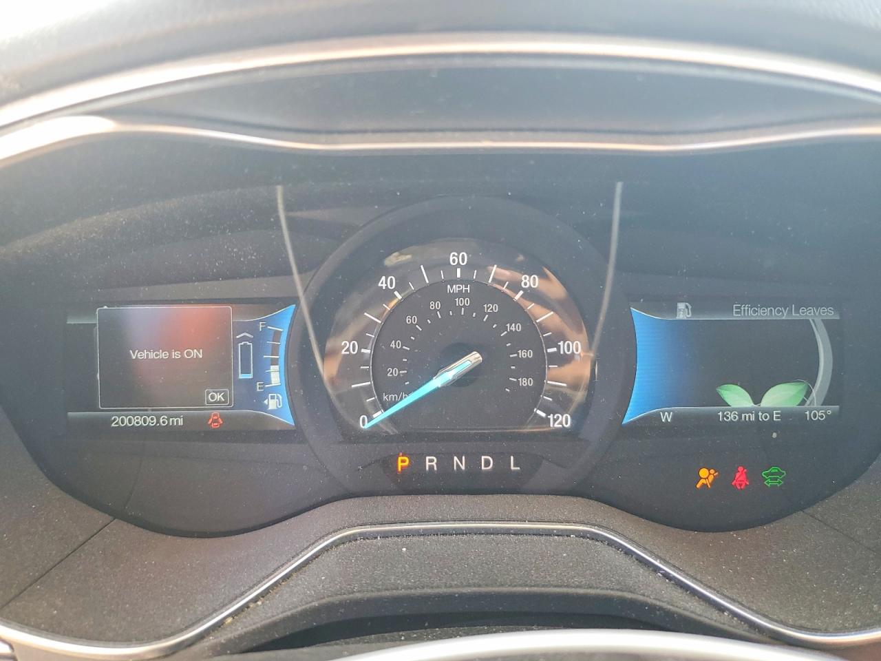 2015 Ford Fusion Se Hybrid White vin: 3FA6P0LU6FR229687