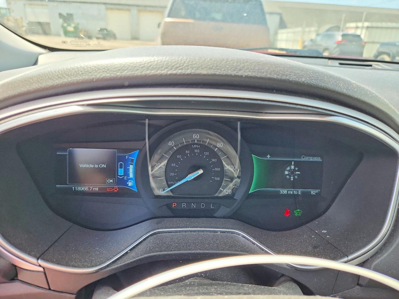 2015 Ford Fusion Se Hybrid Red vin: 3FA6P0LU6FR252452