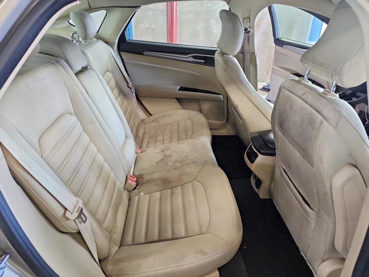 2015 Ford Fusion Se Hybrid Beige vin: 3FA6P0LU6FR254511