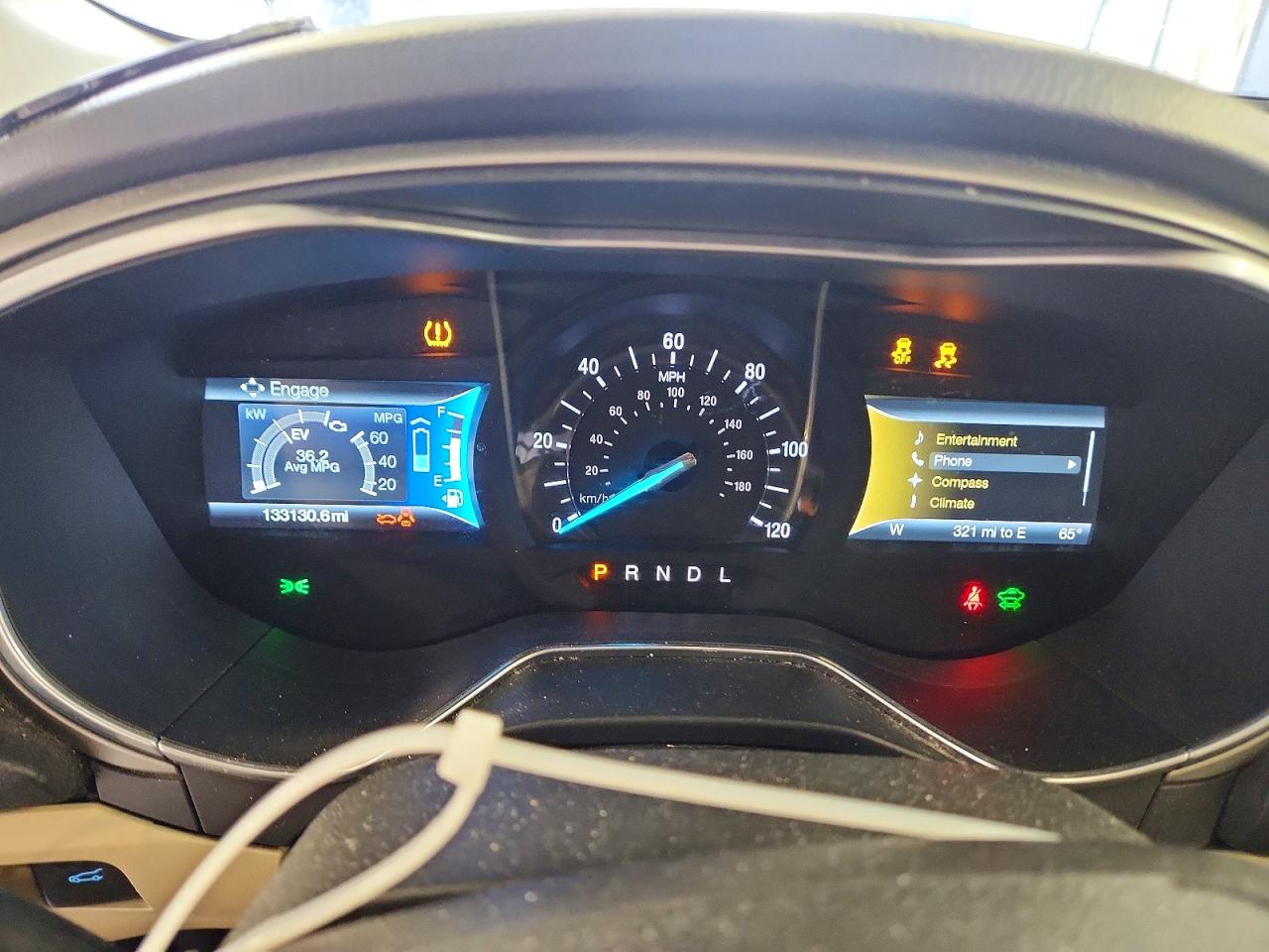 2015 Ford Fusion Se Hybrid Beige vin: 3FA6P0LU6FR254511