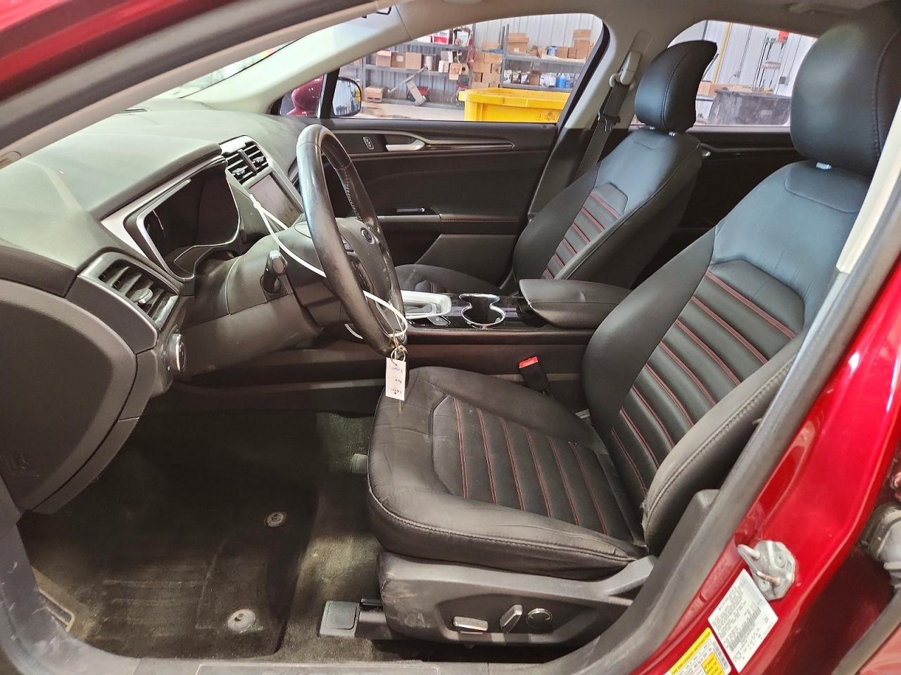 2015 Ford Fusion Se Hybrid Red vin: 3FA6P0LU6FR262091