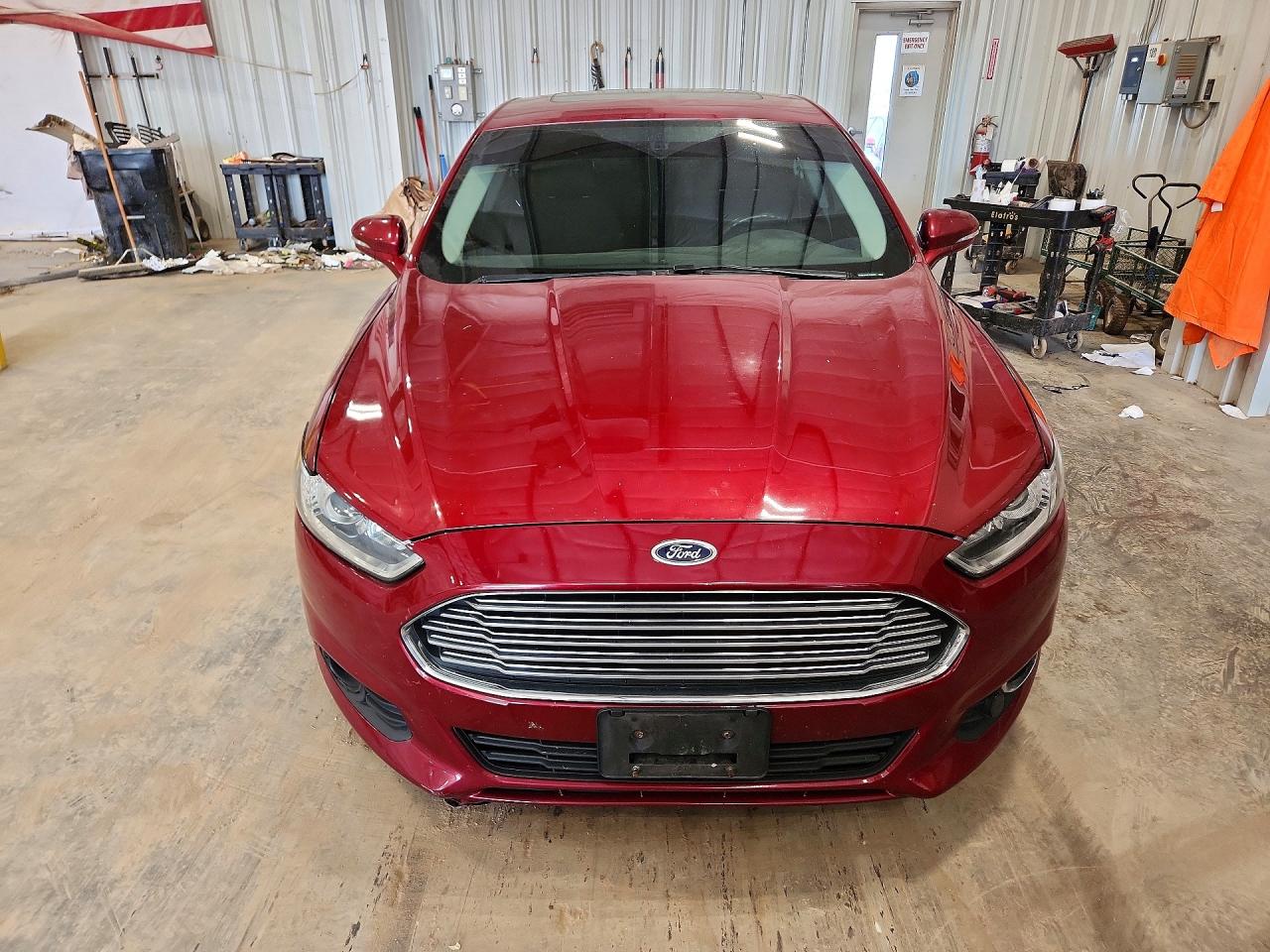 2015 Ford Fusion Se Hybrid Red vin: 3FA6P0LU6FR262091