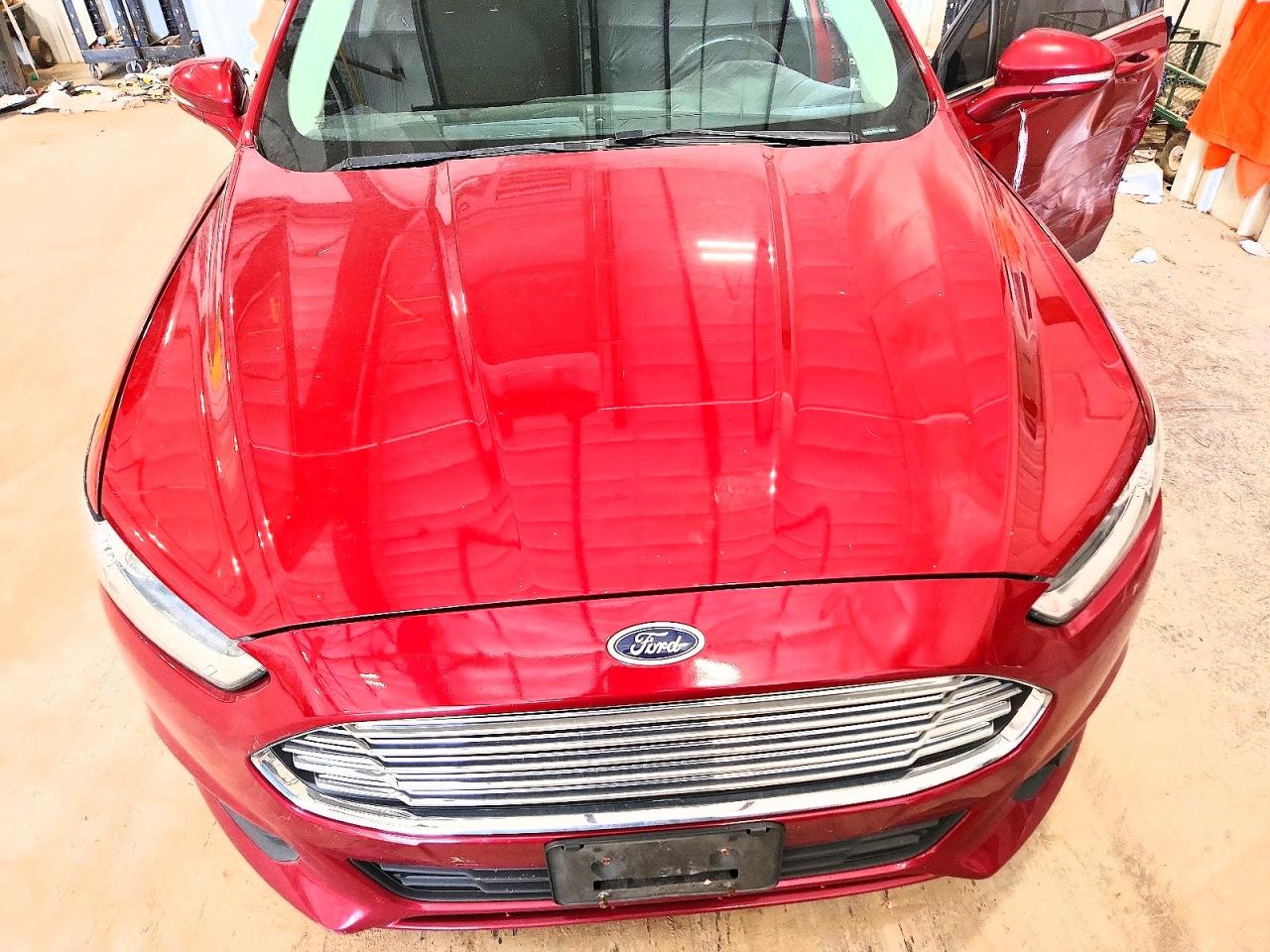 2015 Ford Fusion Se Hybrid Red vin: 3FA6P0LU6FR262091