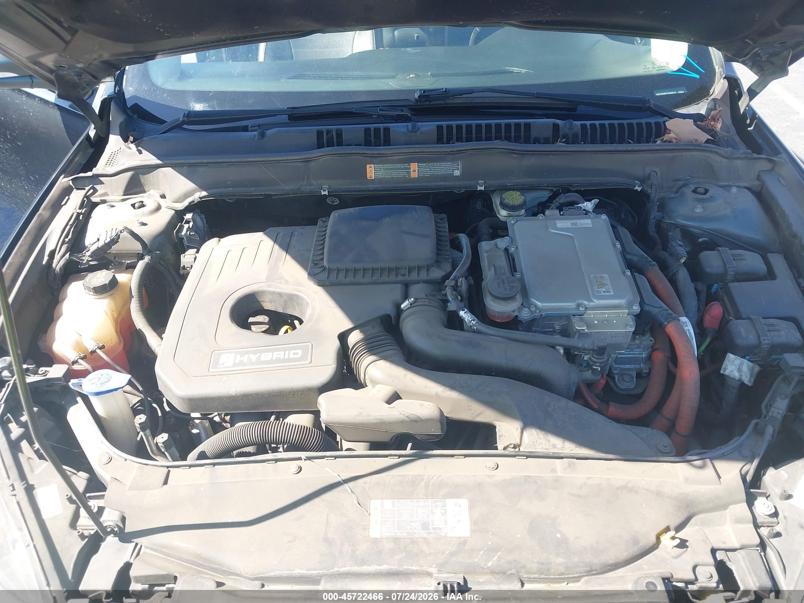 2015 Ford Fusion Hybrid Se Gray vin: 3FA6P0LU6FR280610