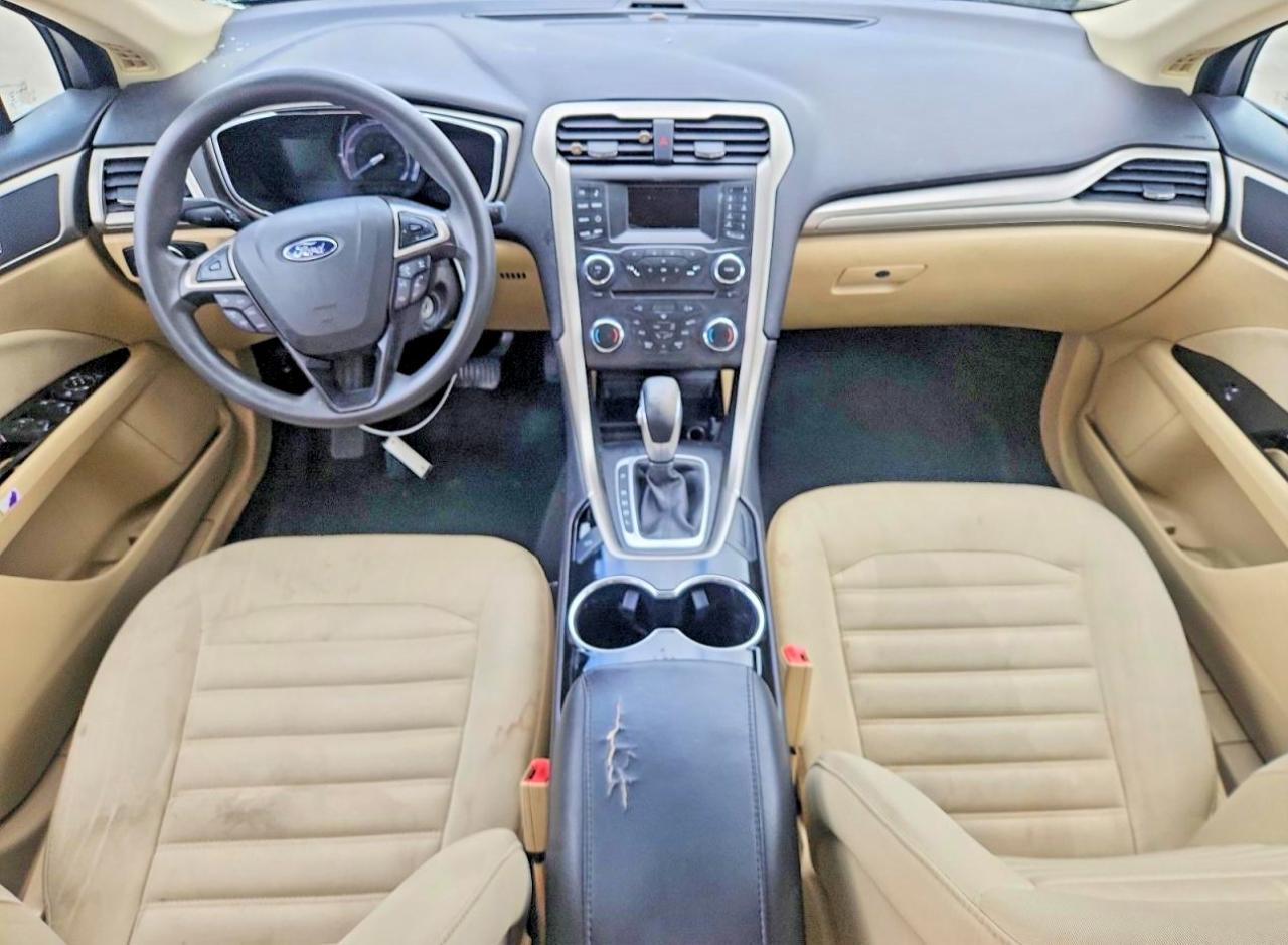 2015 Ford Fusion Se Hybrid Beige vin: 3FA6P0LU6FR283006
