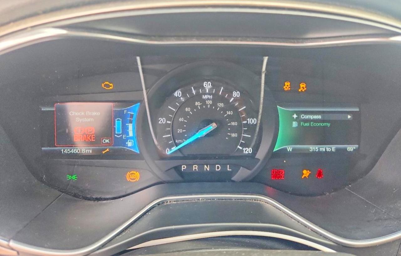 2015 Ford Fusion Se Hybrid Beige vin: 3FA6P0LU6FR283006