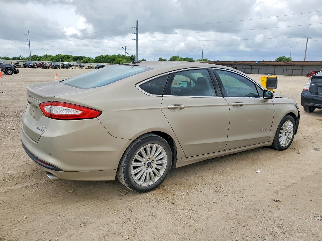 2015 Ford Fusion Se Hybrid Silver vin: 3FA6P0LU6FR304498