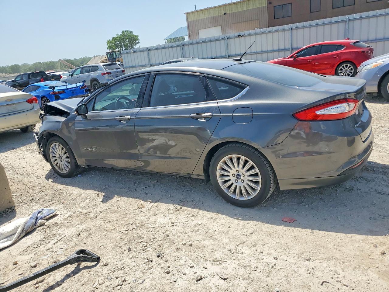 2016 Ford Fusion Se Hybrid Charcoal vin: 3FA6P0LU6GR345554