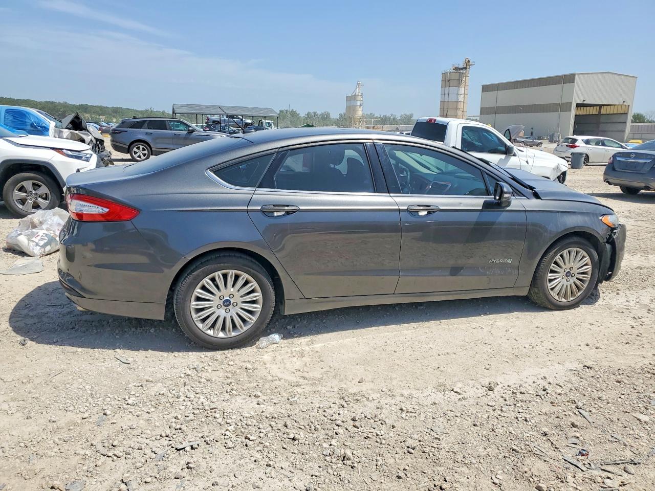 2016 Ford Fusion Se Hybrid Charcoal vin: 3FA6P0LU6GR345554