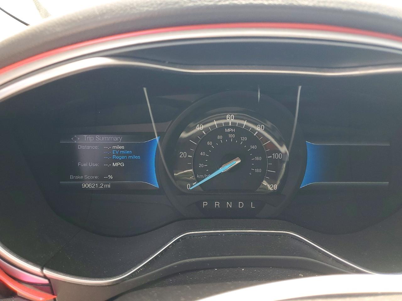 2016 Ford Fusion Se Hybrid Charcoal vin: 3FA6P0LU6GR345554