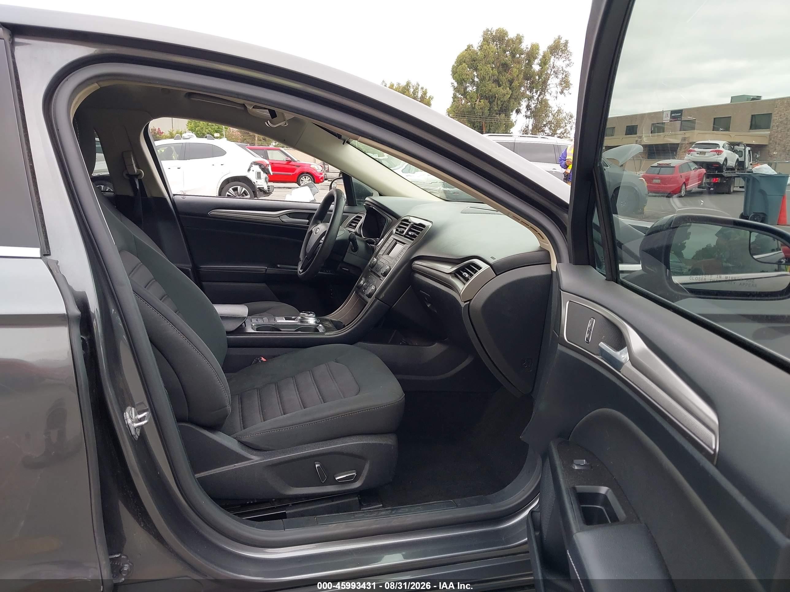 2017 Ford Fusion Hybrid Se Gray vin: 3FA6P0LU6HR408721