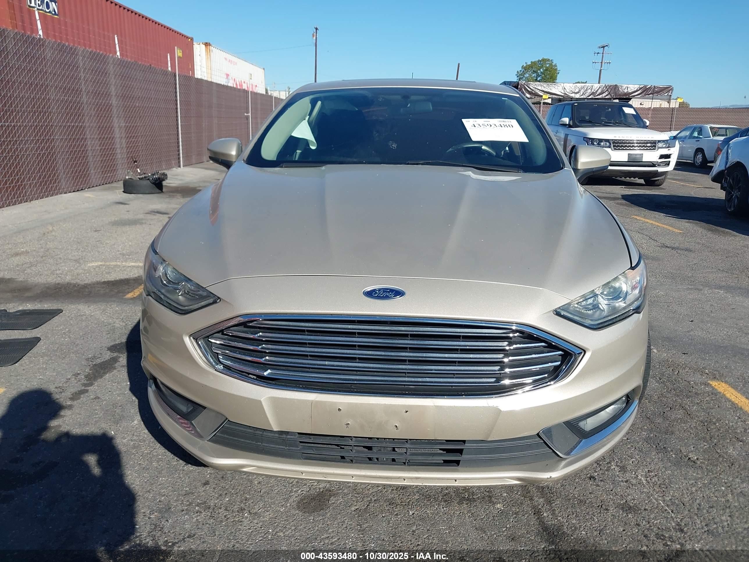2018 Ford Fusion Hybrid Se Золотой vin: 3FA6P0LU6JR123975