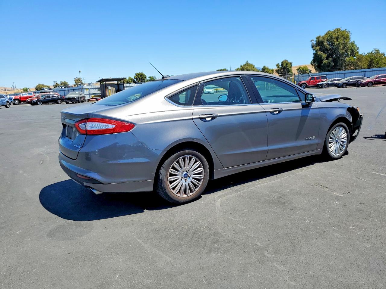 2013 Ford Fusion Se Hybrid Charcoal vin: 3FA6P0LU7DR103285