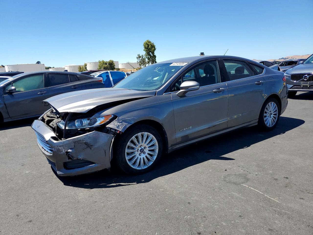 2013 Ford Fusion Se Hybrid Charcoal vin: 3FA6P0LU7DR103285