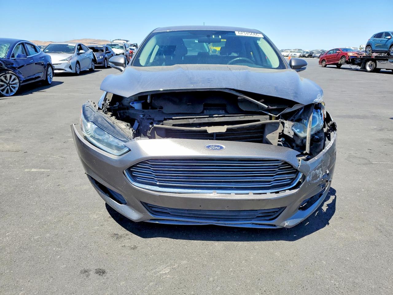 2013 Ford Fusion Se Hybrid Charcoal vin: 3FA6P0LU7DR103285