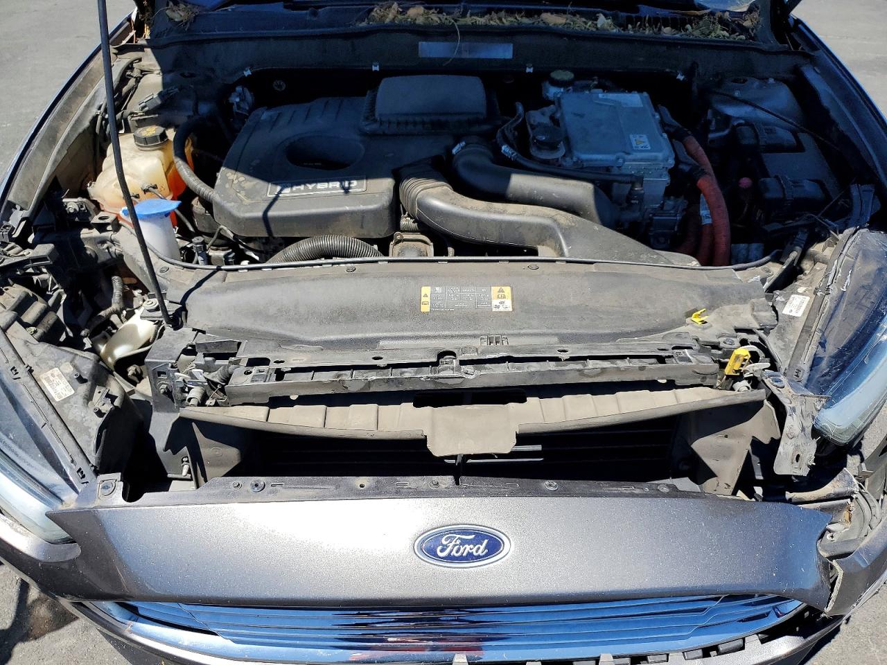 2013 Ford Fusion Se Hybrid Charcoal vin: 3FA6P0LU7DR103285
