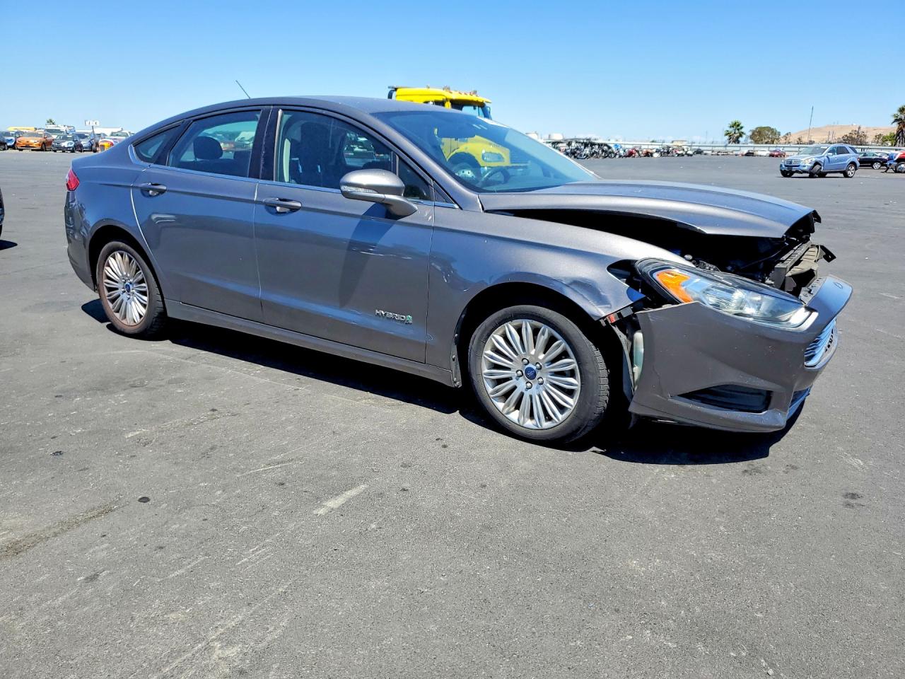 2013 Ford Fusion Se Hybrid Charcoal vin: 3FA6P0LU7DR103285