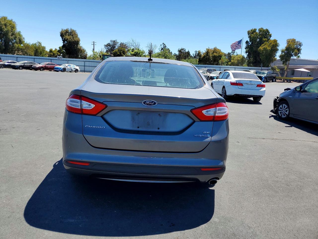 2013 Ford Fusion Se Hybrid Charcoal vin: 3FA6P0LU7DR103285