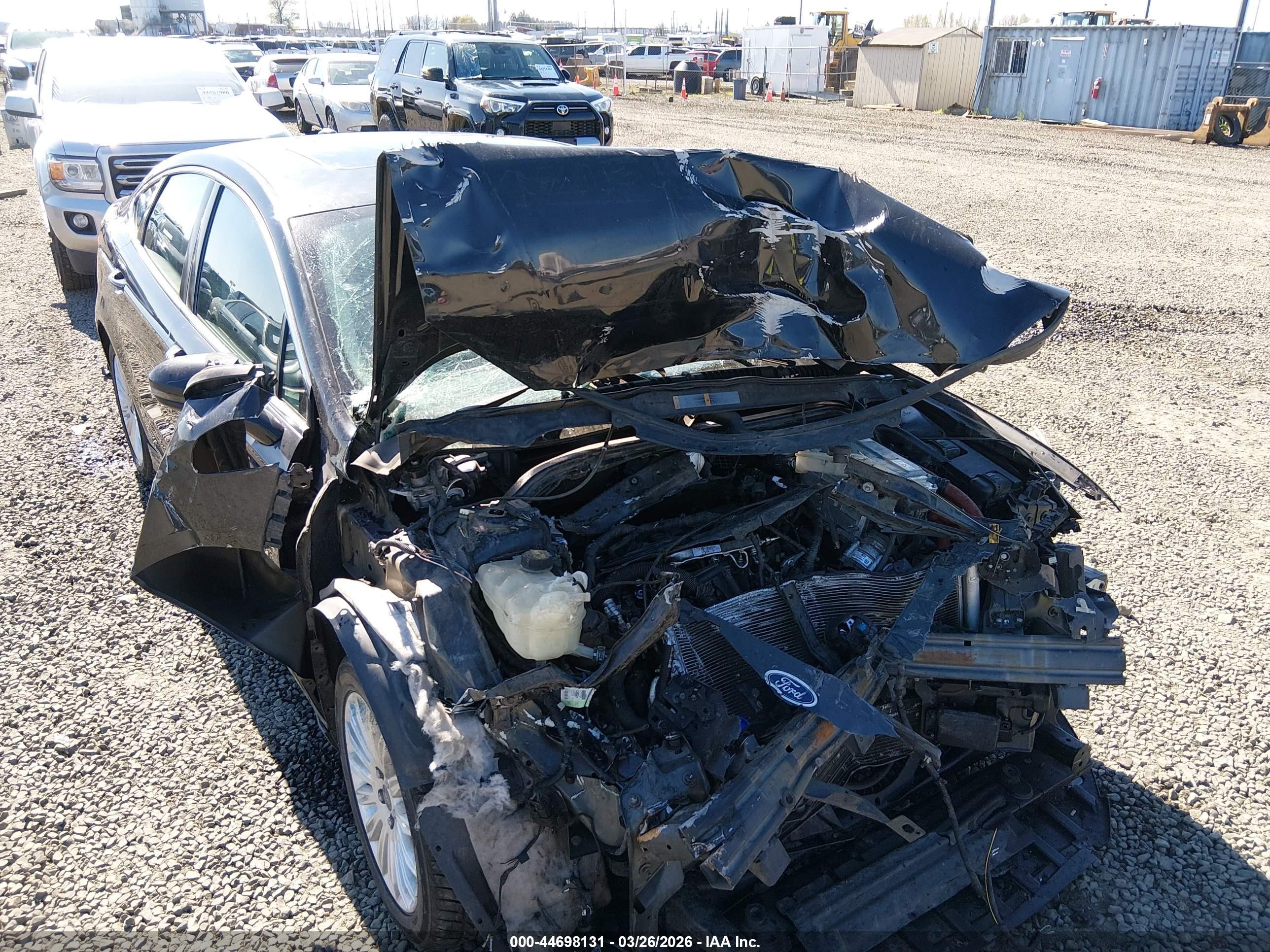 2013 Ford Fusion Hybrid Se Black vin: 3FA6P0LU7DR134231