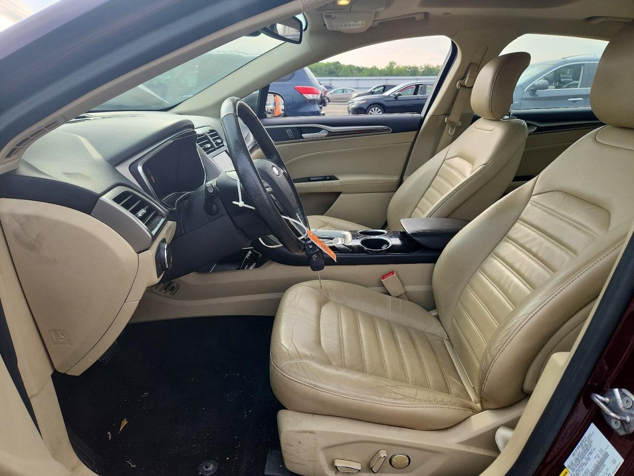2013 Ford Fusion Se Hybrid Бордовый vin: 3FA6P0LU7DR181940