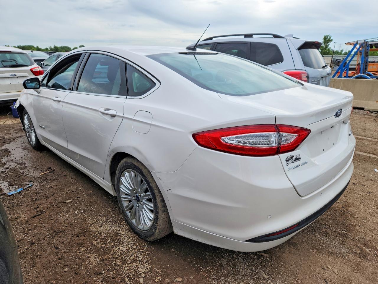 2013 Ford Fusion Se Hybrid Silver vin: 3FA6P0LU7DR206755