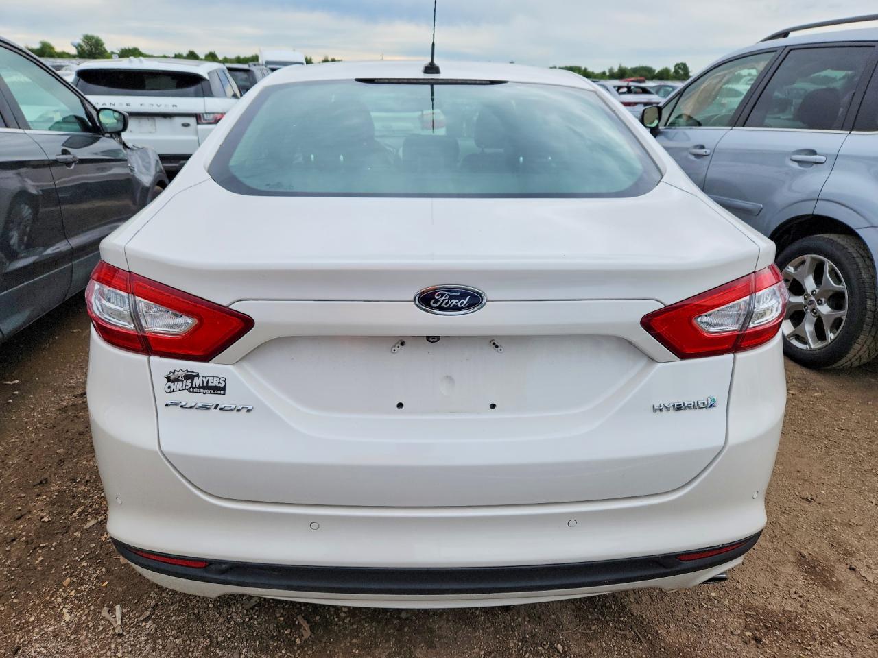 2013 Ford Fusion Se Hybrid Silver vin: 3FA6P0LU7DR206755