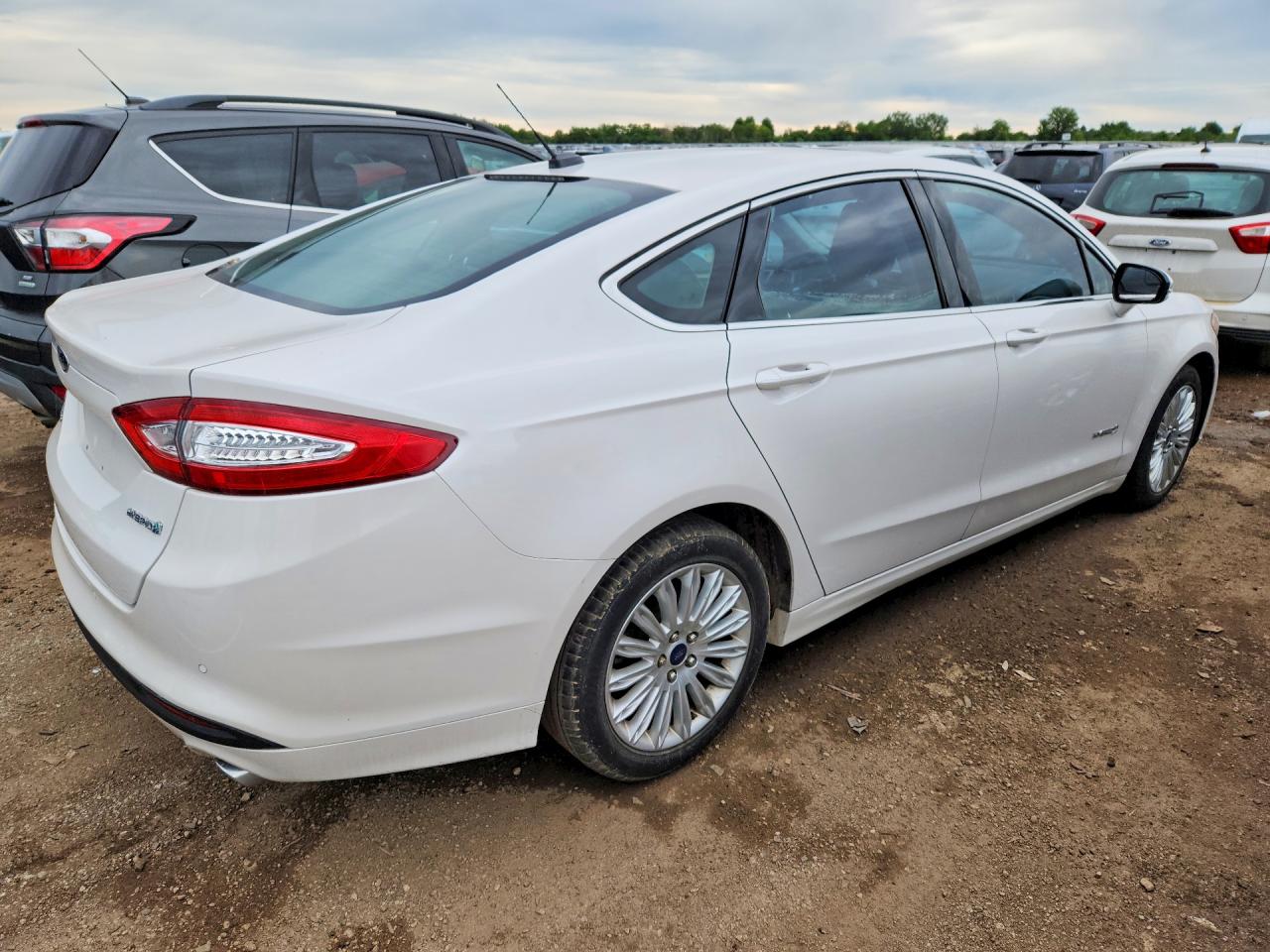 2013 Ford Fusion Se Hybrid Silver vin: 3FA6P0LU7DR206755