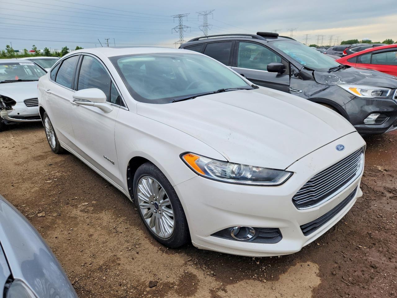 2013 Ford Fusion Se Hybrid Silver vin: 3FA6P0LU7DR206755
