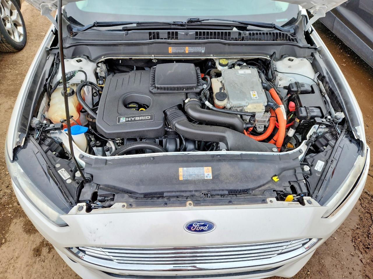 2013 Ford Fusion Se Hybrid Silver vin: 3FA6P0LU7DR206755