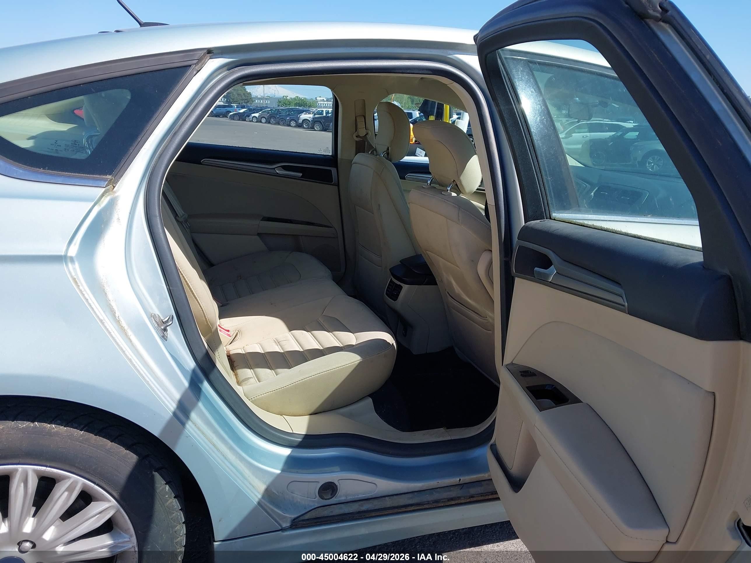 2013 Ford Fusion Hybrid Se Silver vin: 3FA6P0LU7DR207209