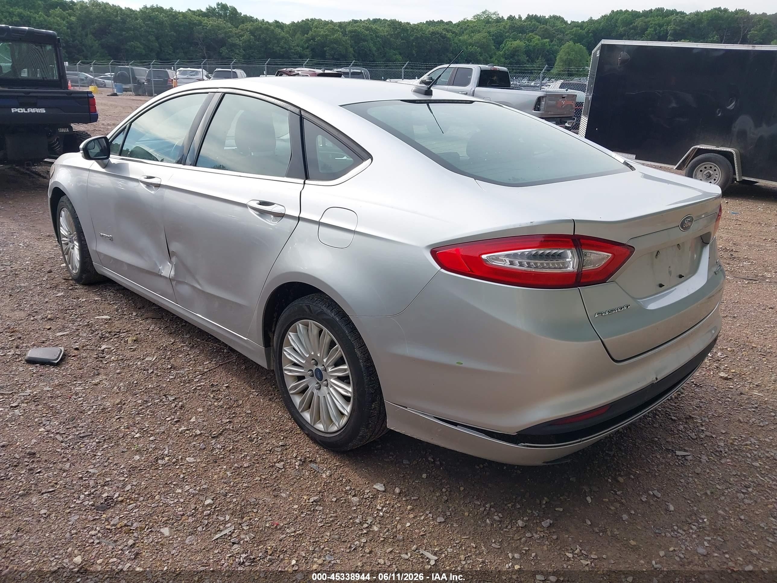 2013 Ford Fusion Hybrid Se Silver vin: 3FA6P0LU7DR221255