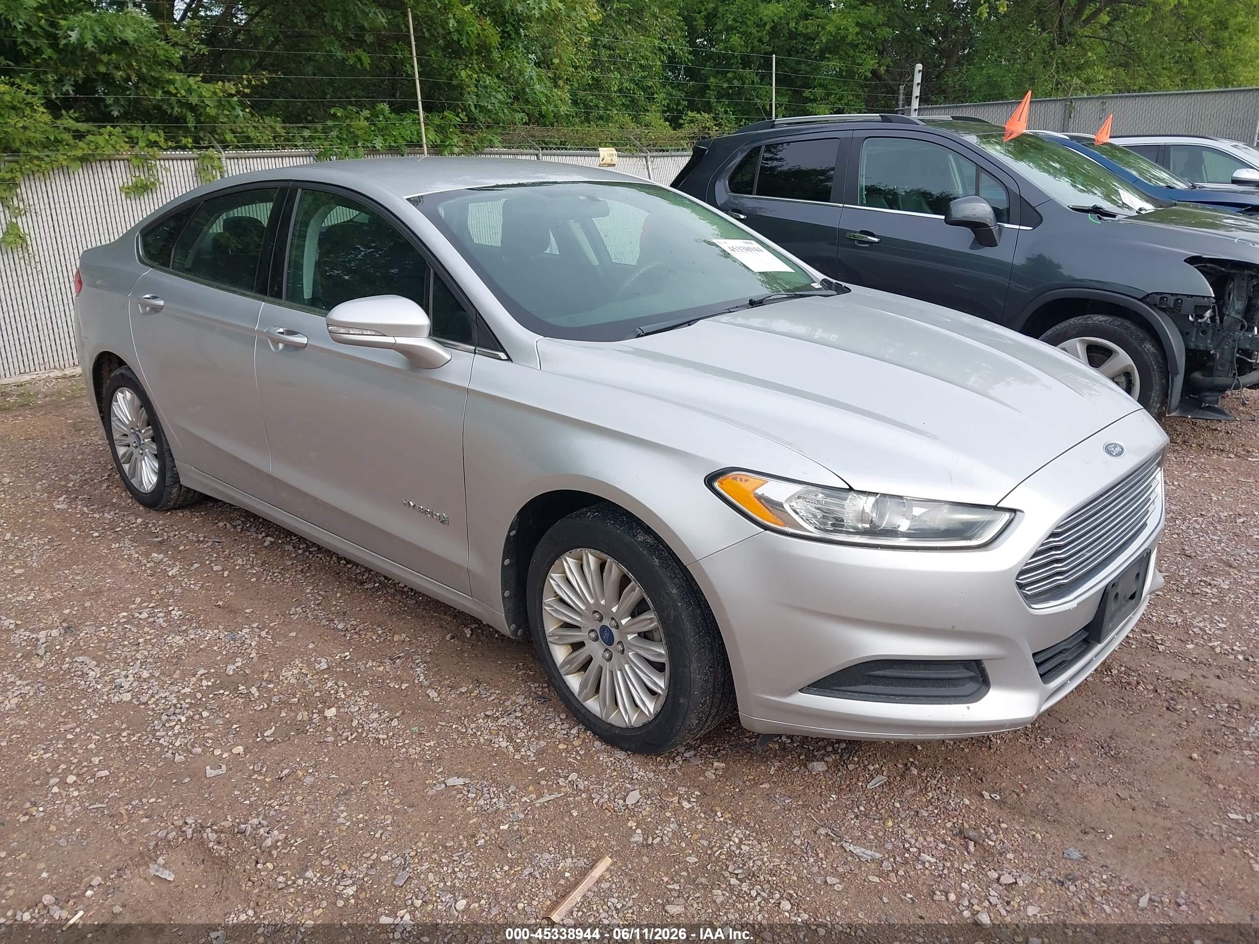 2013 Ford Fusion Hybrid Se Silver vin: 3FA6P0LU7DR221255