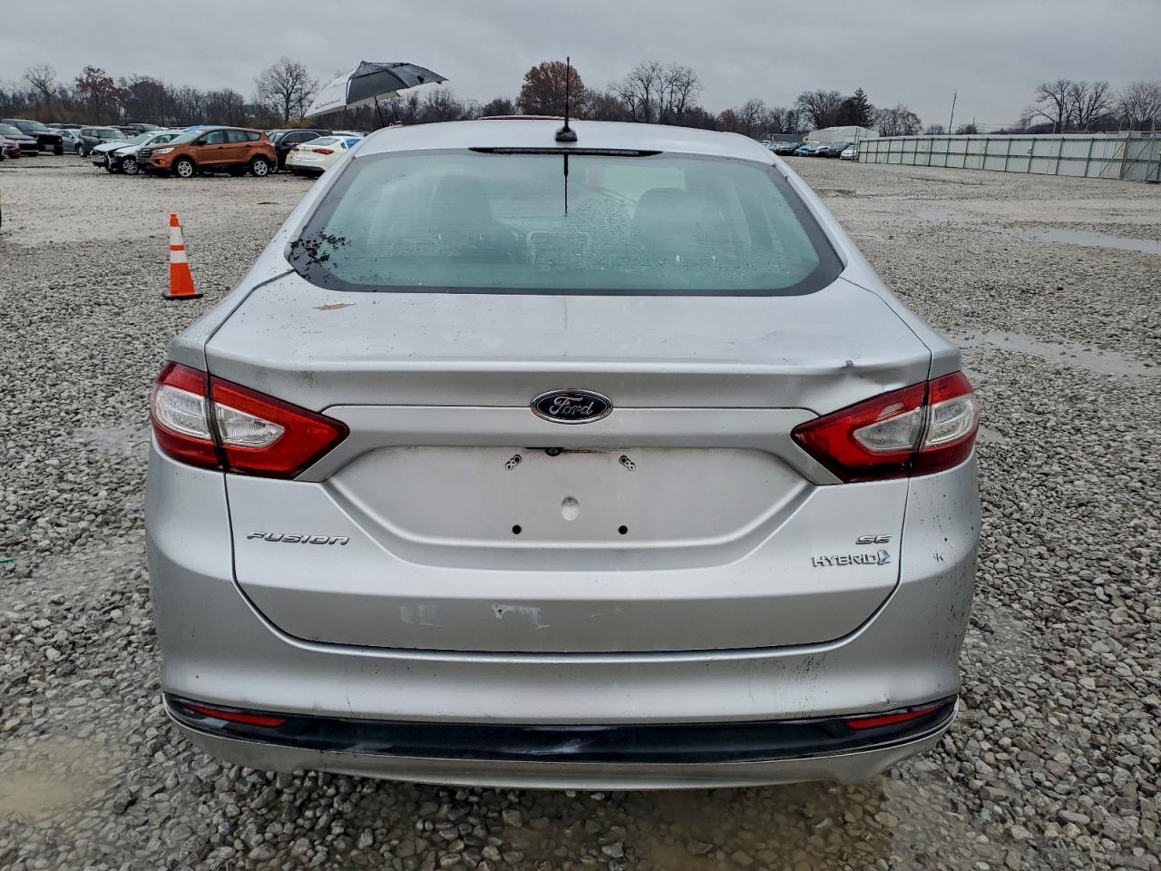2013 Ford Fusion Se Hybrid Серебряный vin: 3FA6P0LU7DR230618