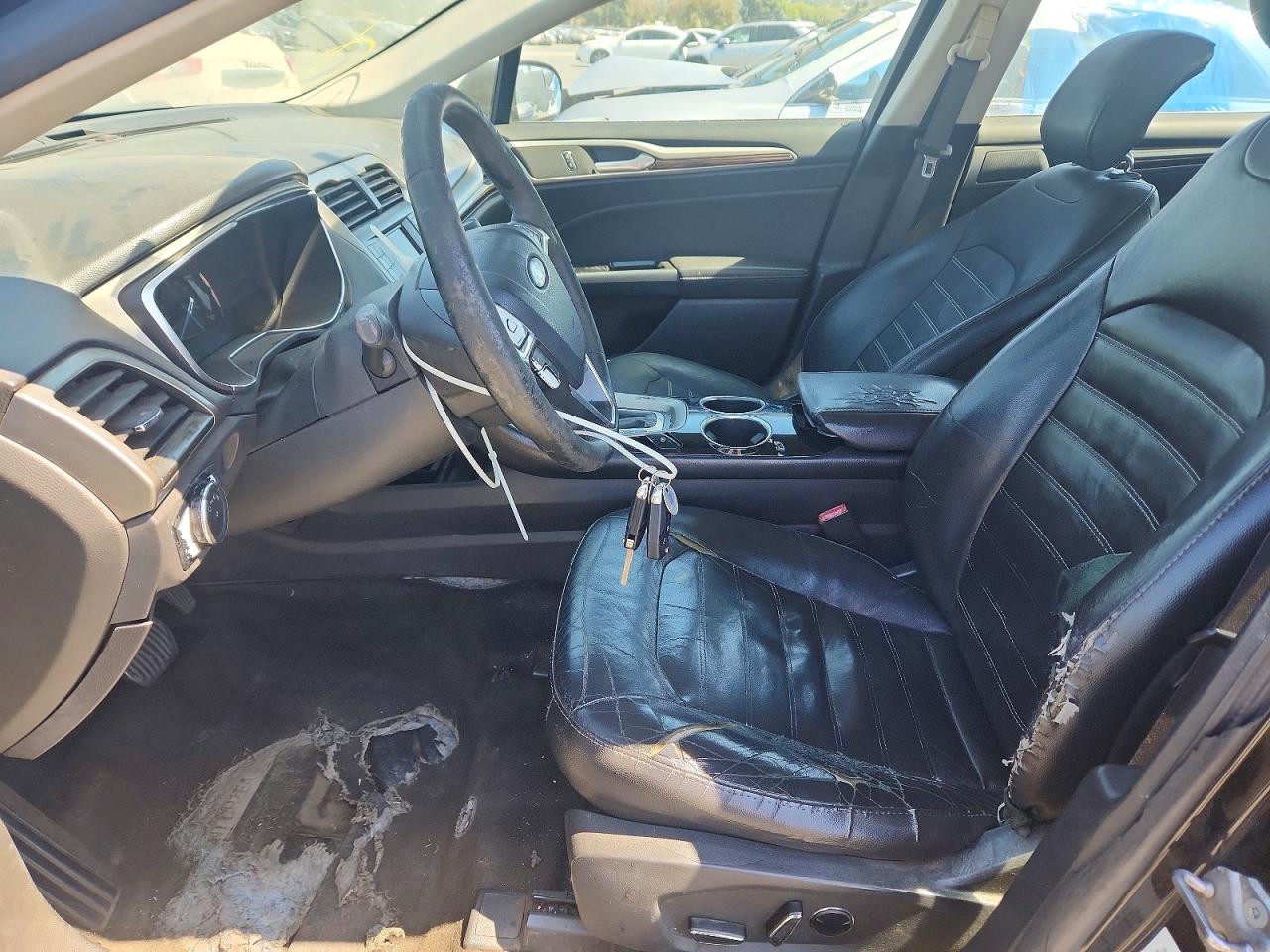 2013 Ford Fusion Se Hybrid Черный vin: 3FA6P0LU7DR243305