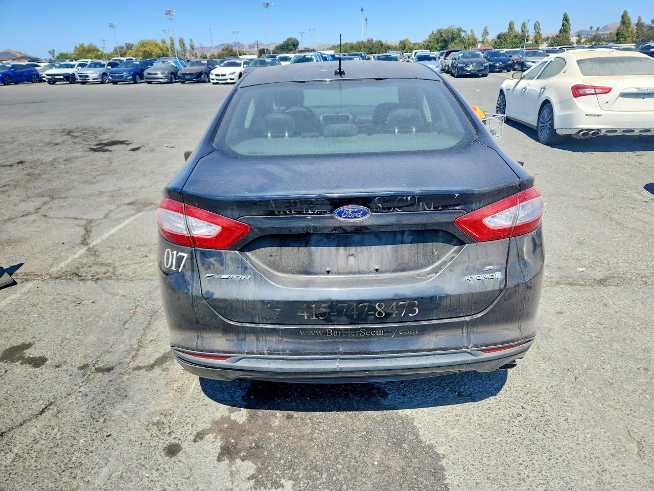 2013 Ford Fusion Se Hybrid Черный vin: 3FA6P0LU7DR243305