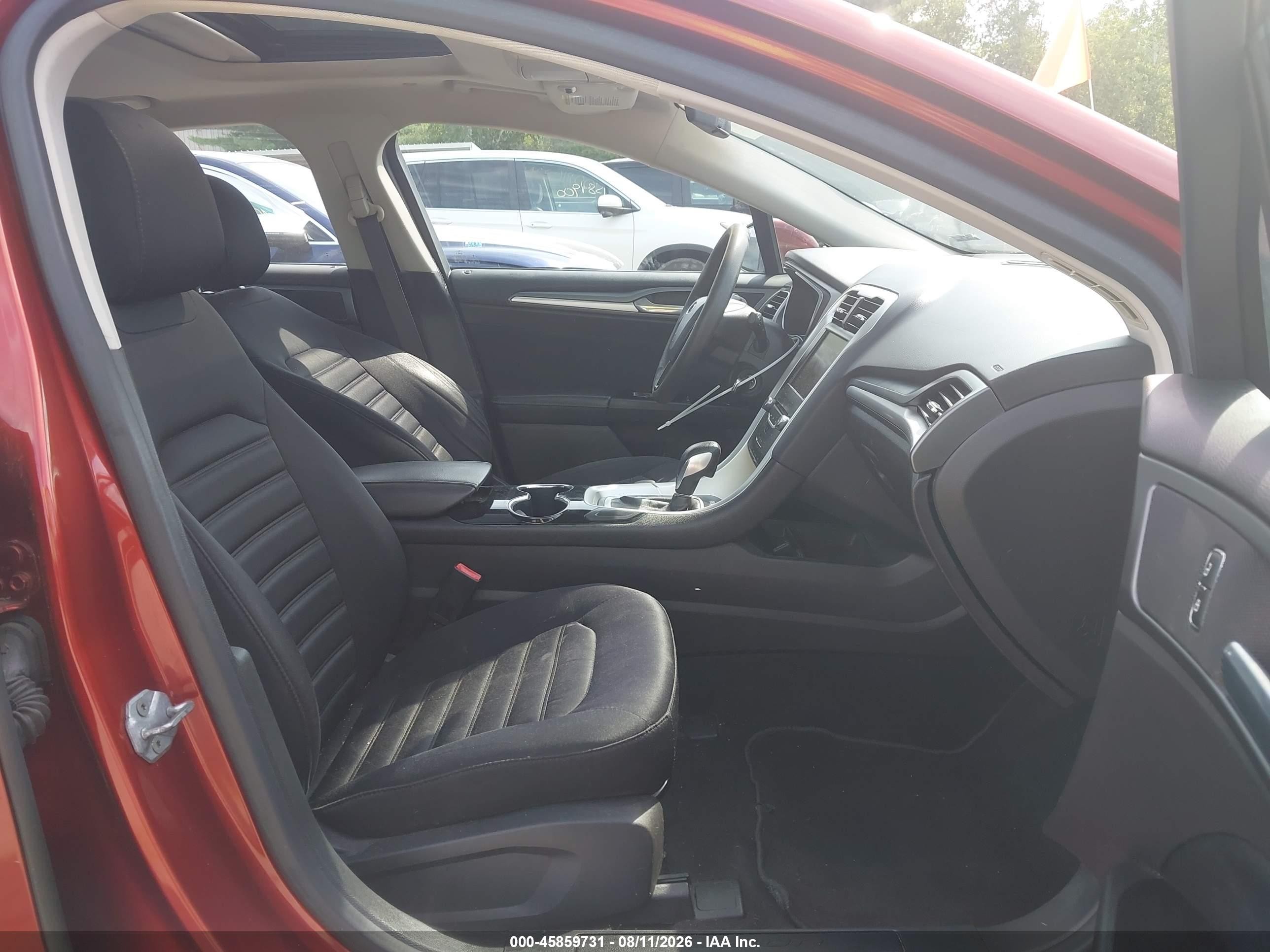 2014 Ford Fusion Hybrid Se Red vin: 3FA6P0LU7ER172477