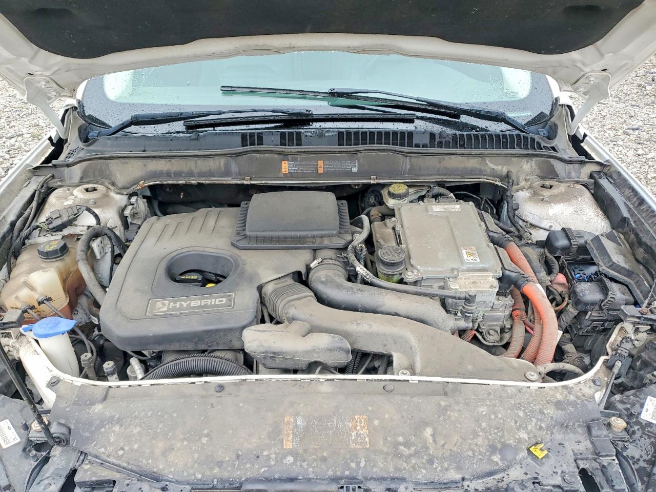 2014 Ford Fusion Se Hybrid Белый vin: 3FA6P0LU7ER239613