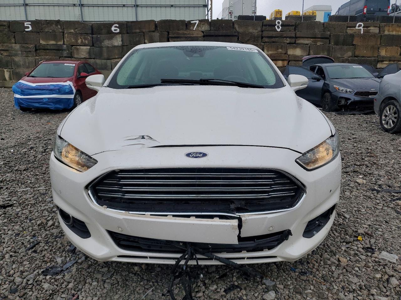 2014 Ford Fusion Se Hybrid Белый vin: 3FA6P0LU7ER239613