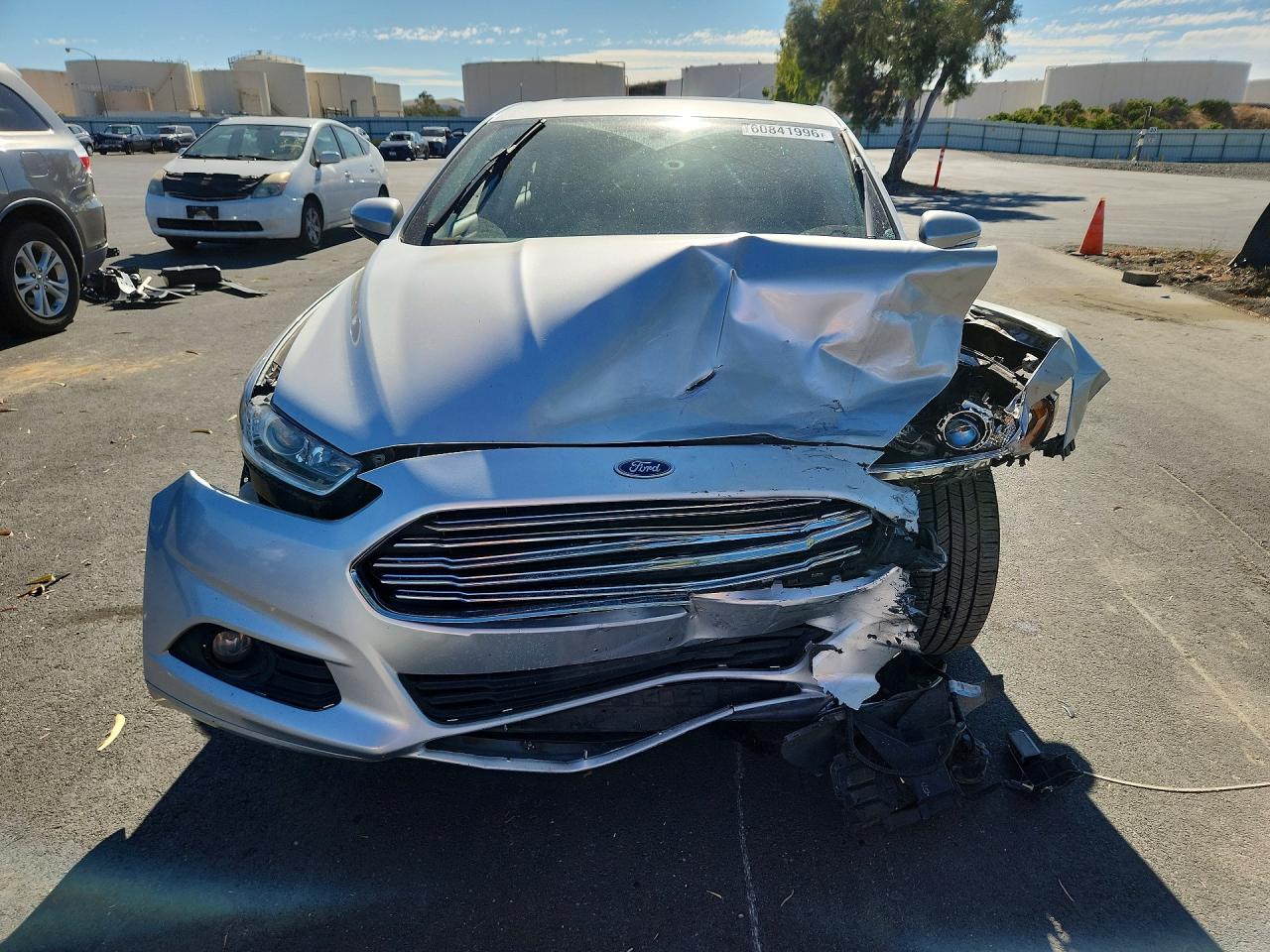 2014 Ford Fusion Se Hybrid Silver vin: 3FA6P0LU7ER269999