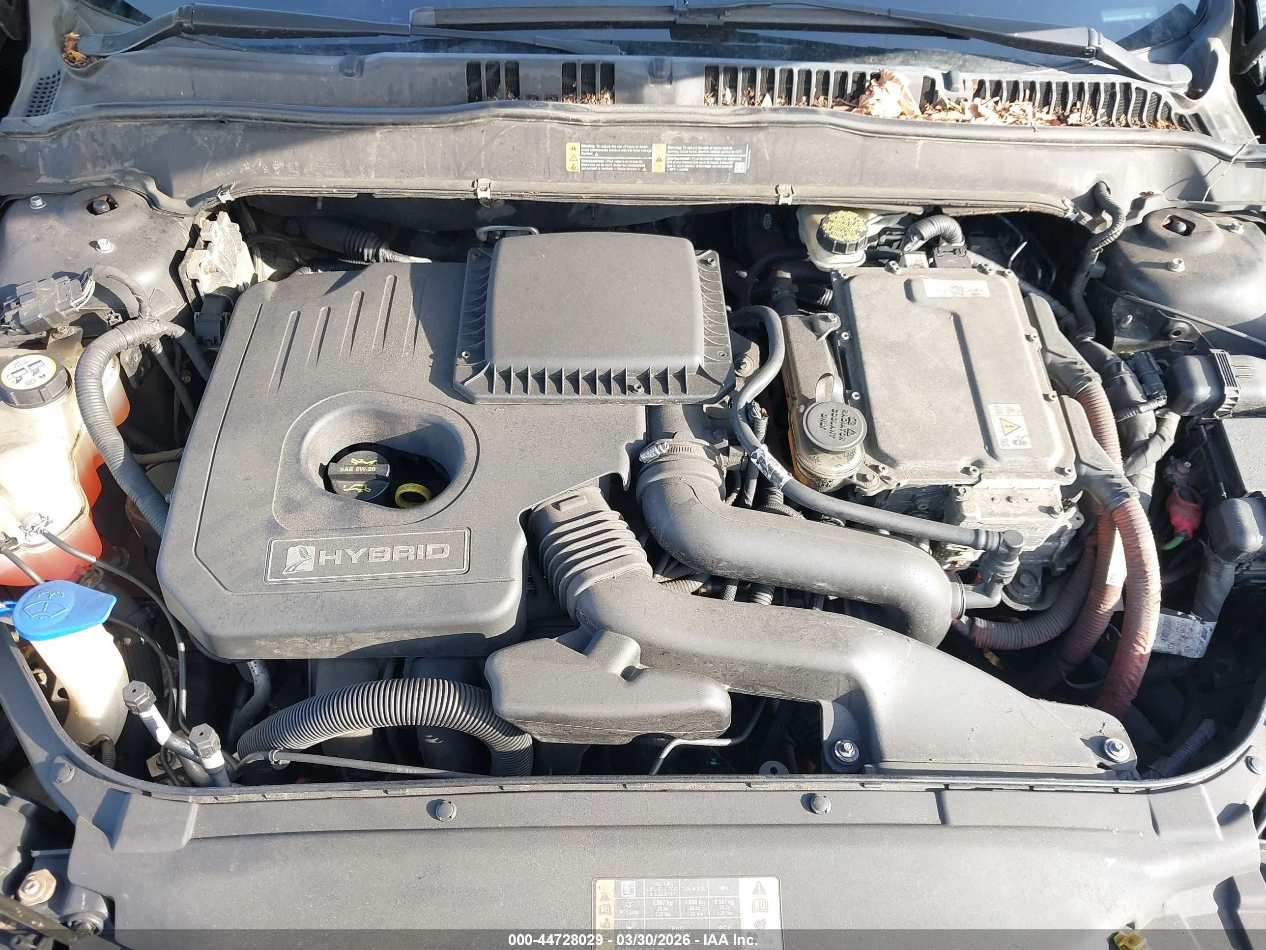 2014 Ford Fusion Hybrid Se Черный vin: 3FA6P0LU7ER272059