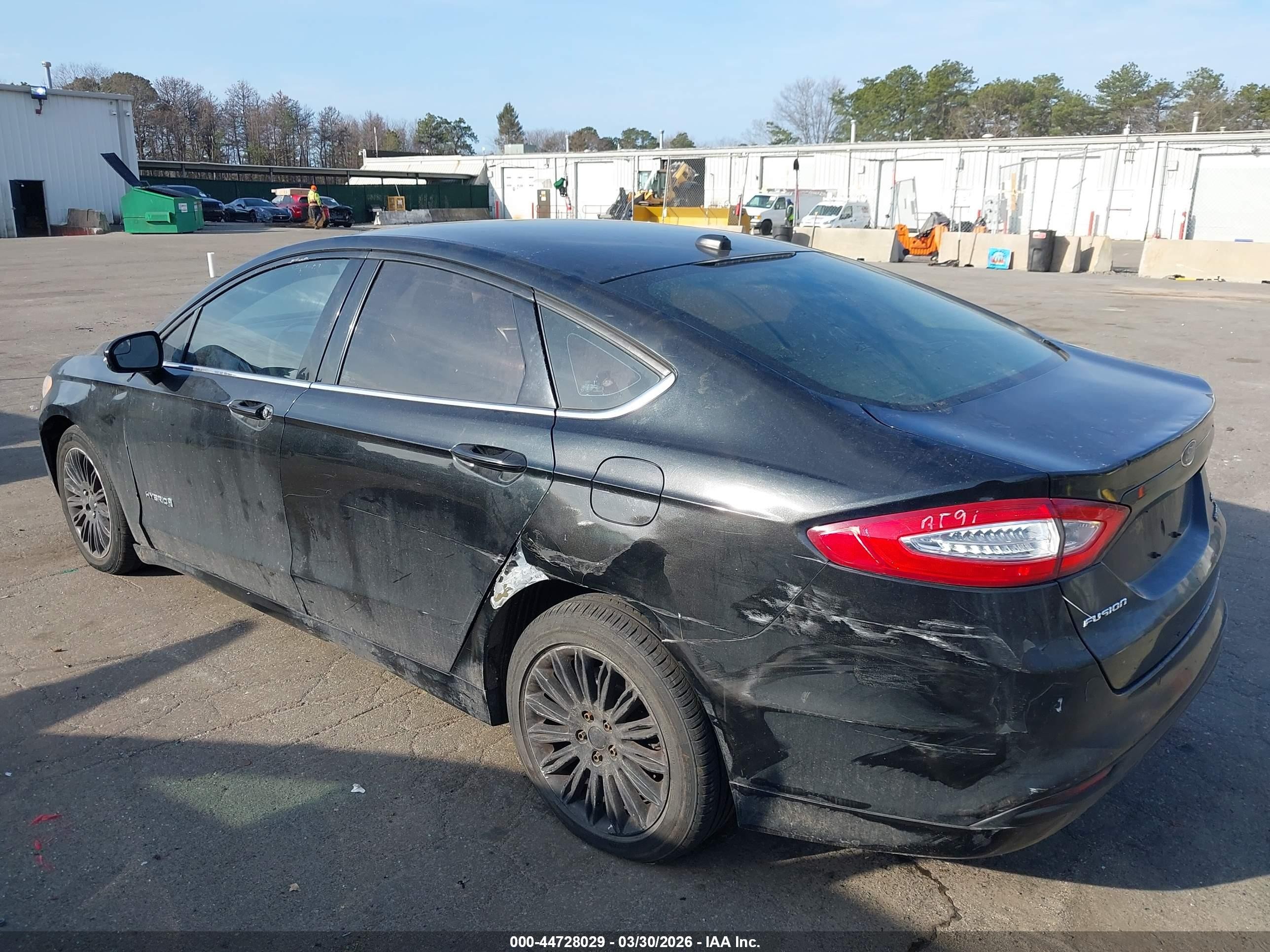 2014 Ford Fusion Hybrid Se Черный vin: 3FA6P0LU7ER272059