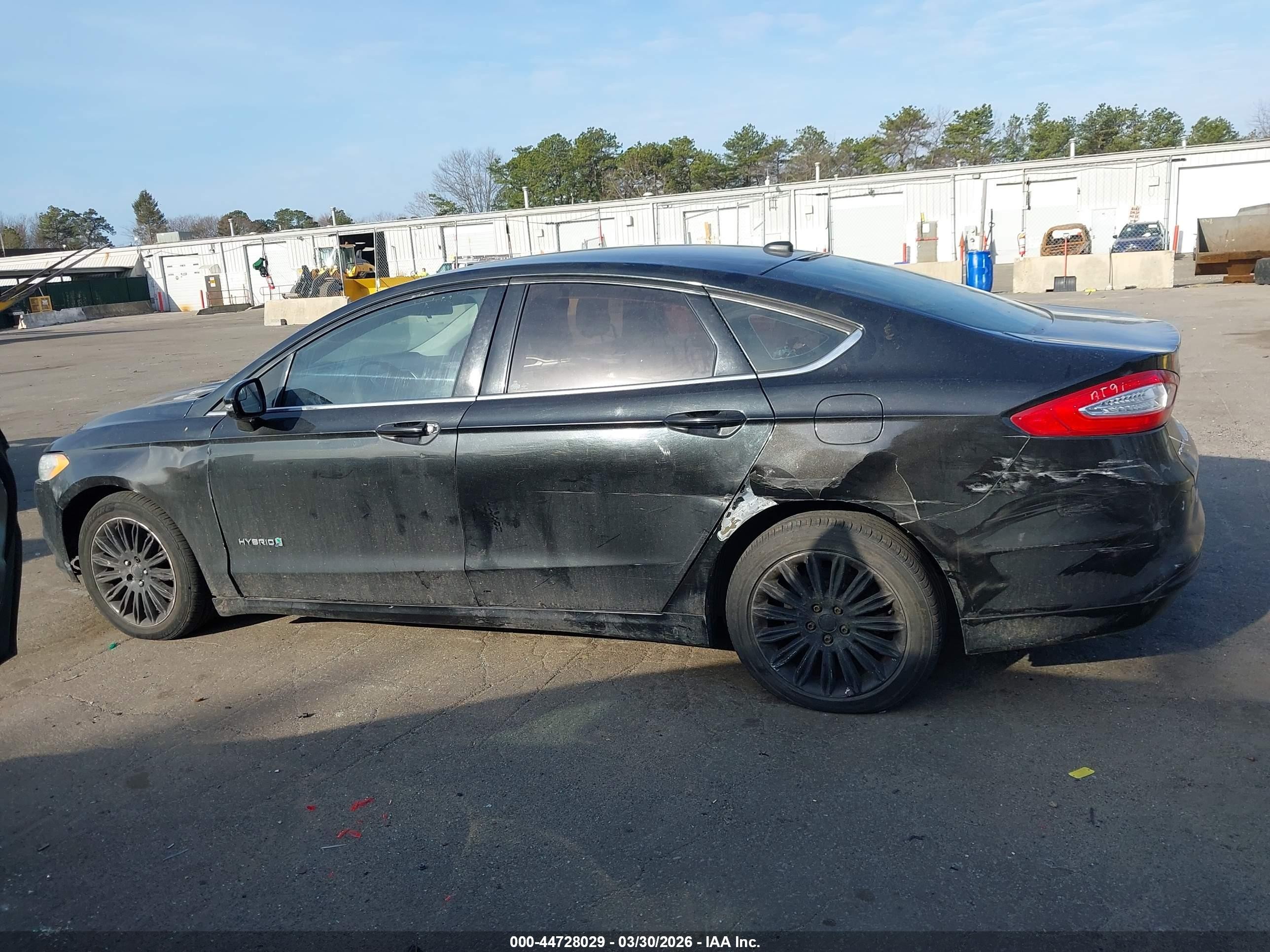 2014 Ford Fusion Hybrid Se Черный vin: 3FA6P0LU7ER272059