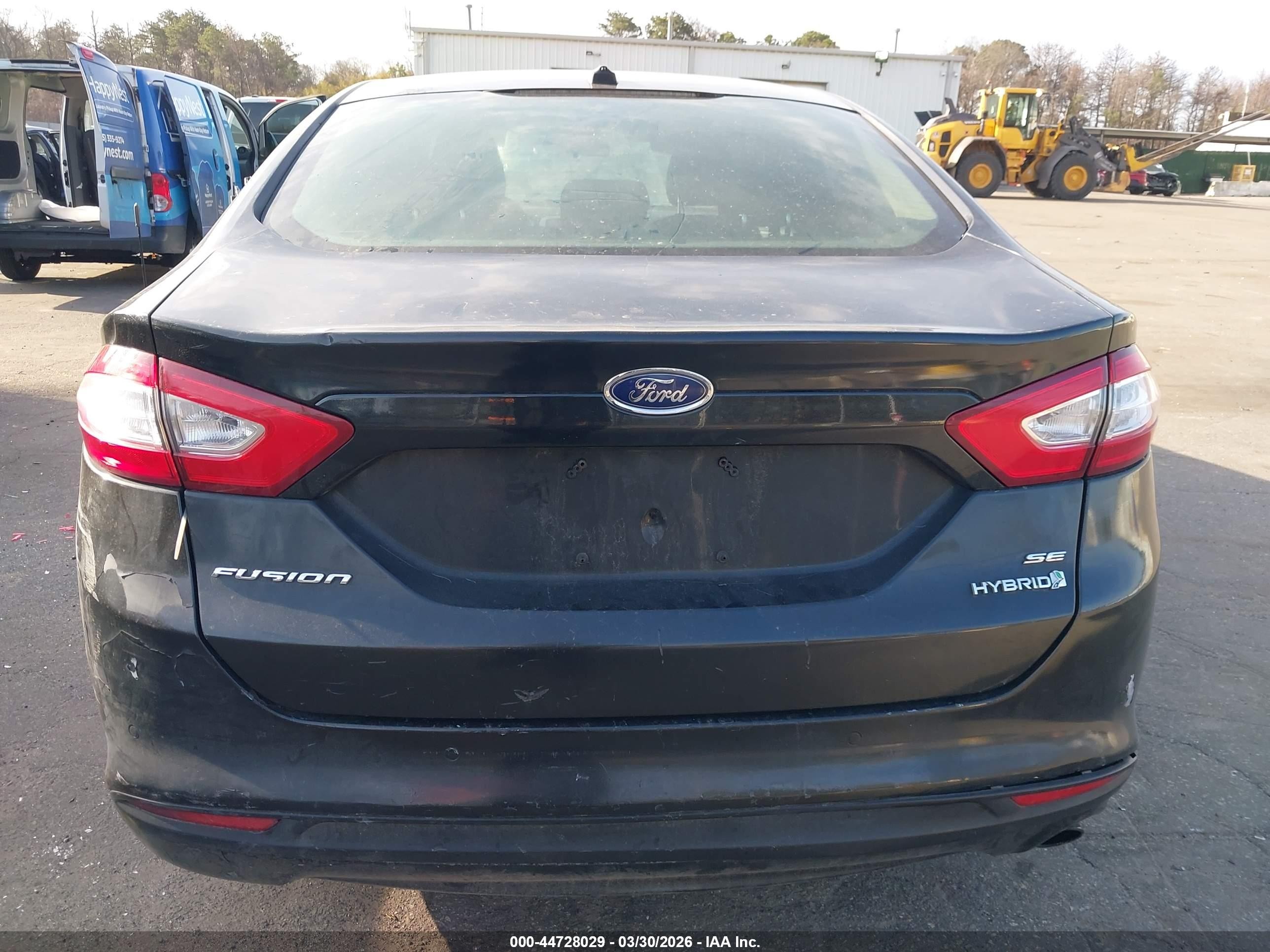 2014 Ford Fusion Hybrid Se Черный vin: 3FA6P0LU7ER272059