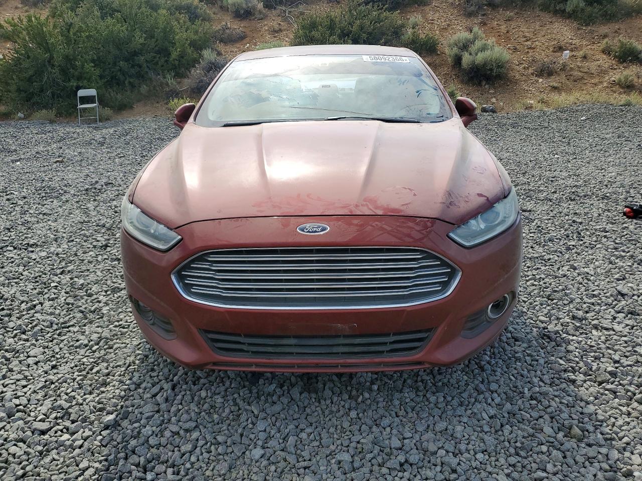 2014 Ford Fusion Se Hybrid Red vin: 3FA6P0LU7ER292120