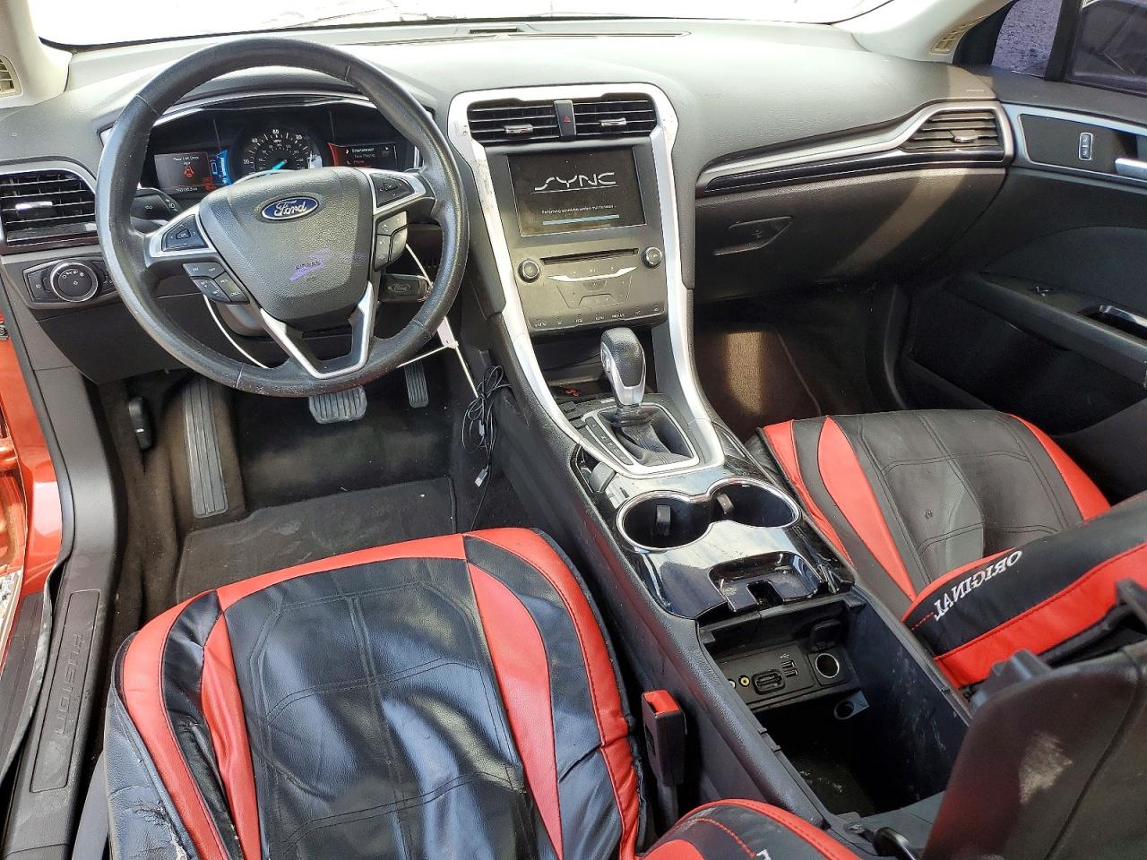 2014 Ford Fusion Se Hybrid Red vin: 3FA6P0LU7ER292120