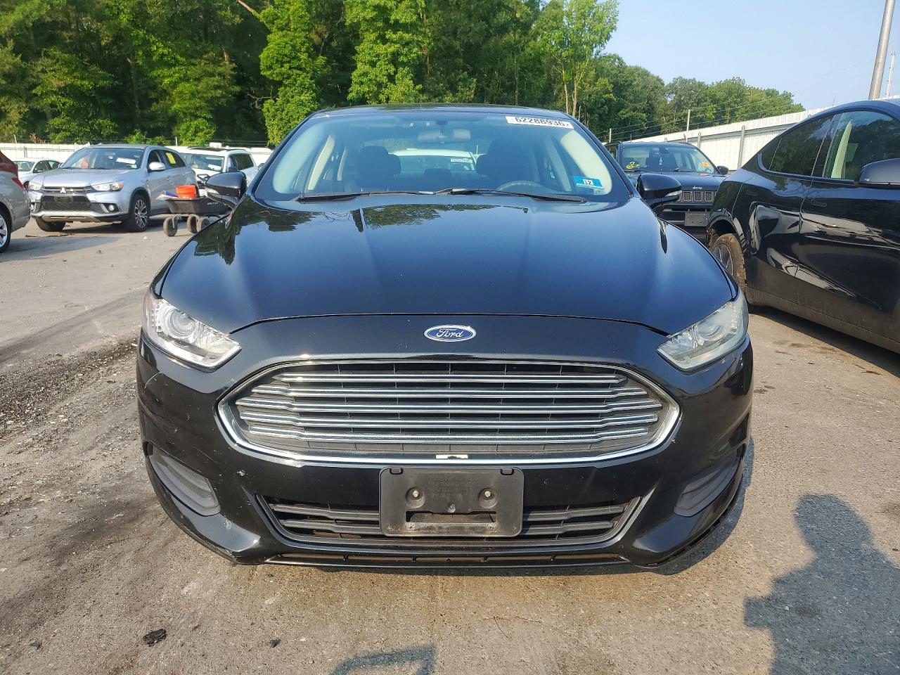 2014 Ford Fusion Se Hybrid Black vin: 3FA6P0LU7ER292778