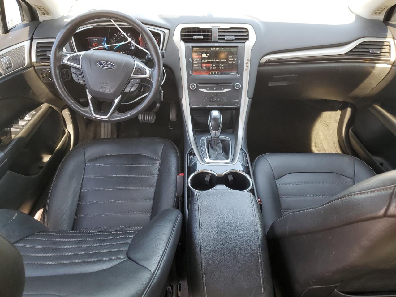 2015 Ford Fusion Se Hybrid Green vin: 3FA6P0LU7FR128321