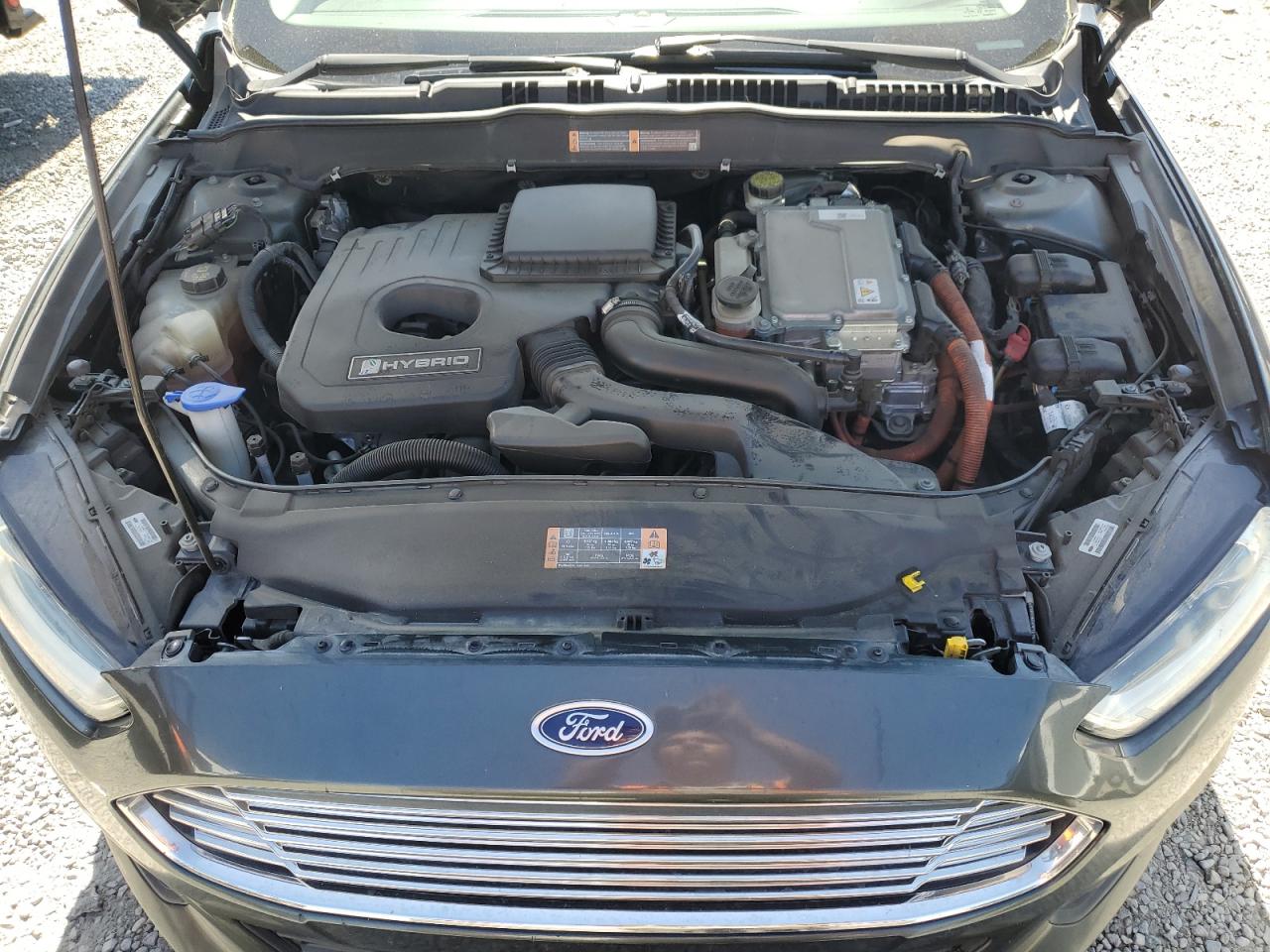 2015 Ford Fusion Se Hybrid Green vin: 3FA6P0LU7FR128321