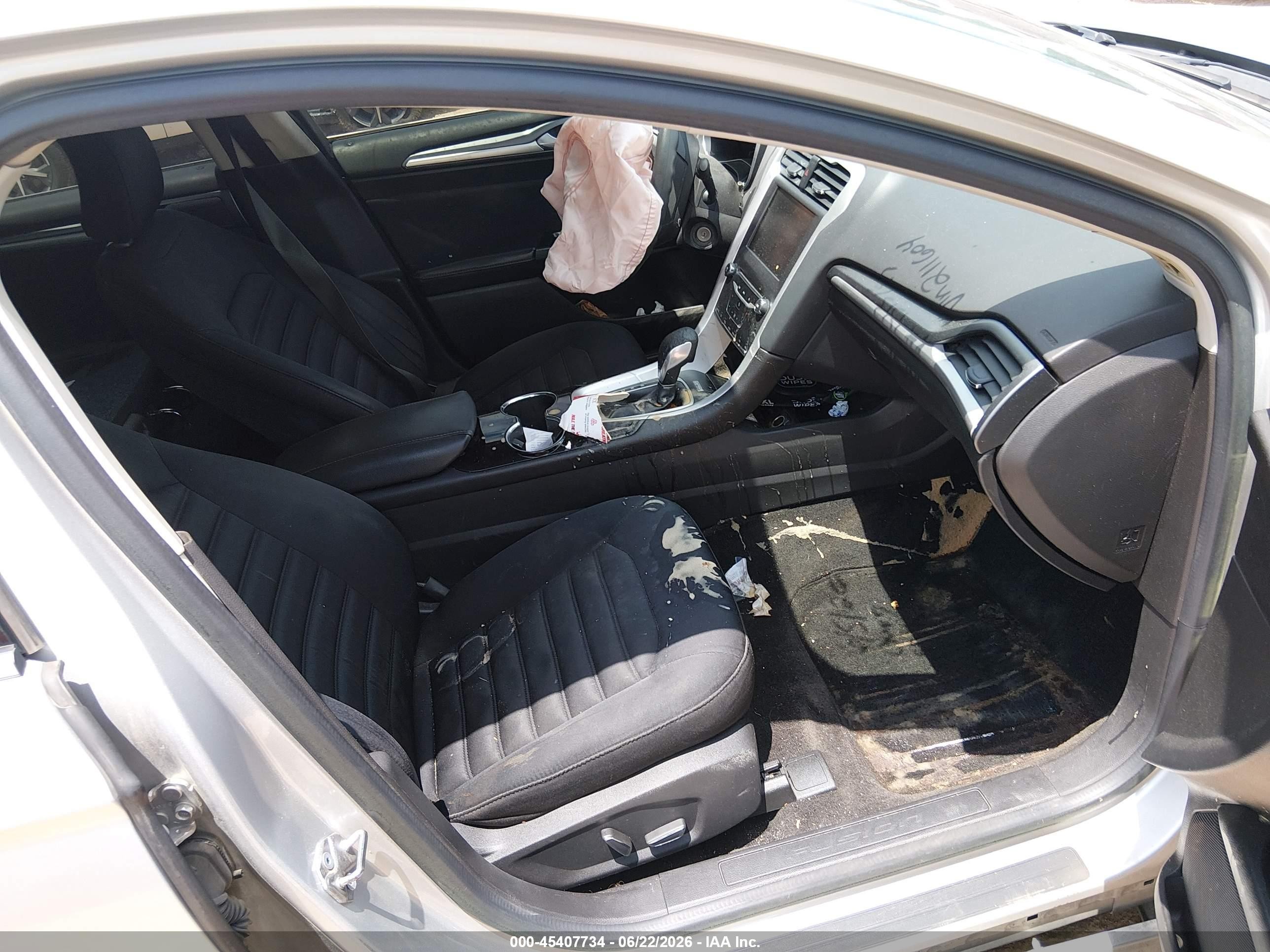 2015 Ford Fusion Hybrid Se Silver vin: 3FA6P0LU7FR211604